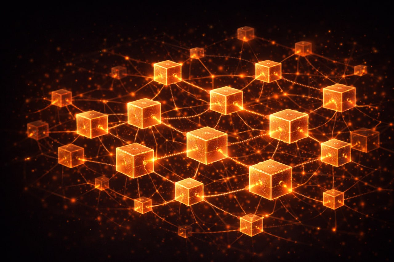 3D mesh of connected blocks